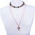 Flat Cross Pendant in "Terra" *Custom*