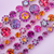 Petite Cross Post Earrings in "Bougainvillea" *Custom*