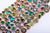Large Rosette Leverback Earrings in "Evergreen" *Custom*
