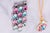 Small Waterfall Pendant in "Coral Cove" *Custom*