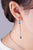 Petite Emerald & Crystal Dangle Earrings in "On a Clear Day" *Custom*