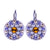 Guardian Angel Leverback Earrings in "Dawn" *Custom*