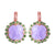 Cushion Cut Cluster Leverback Earrings in "Bloom" *Custom*