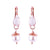 Small Pear Leverback Earrings with Drop in "Sahara"  *Custom*