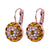 Pavé Leverback Earrings in "Desert Rose" - Rose Gold