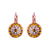 Pavé Leverback Earrings in "Desert Rose" - Rose Gold