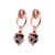 Petite Inner Circle Post Earrings in "Nightfall" *Custom*