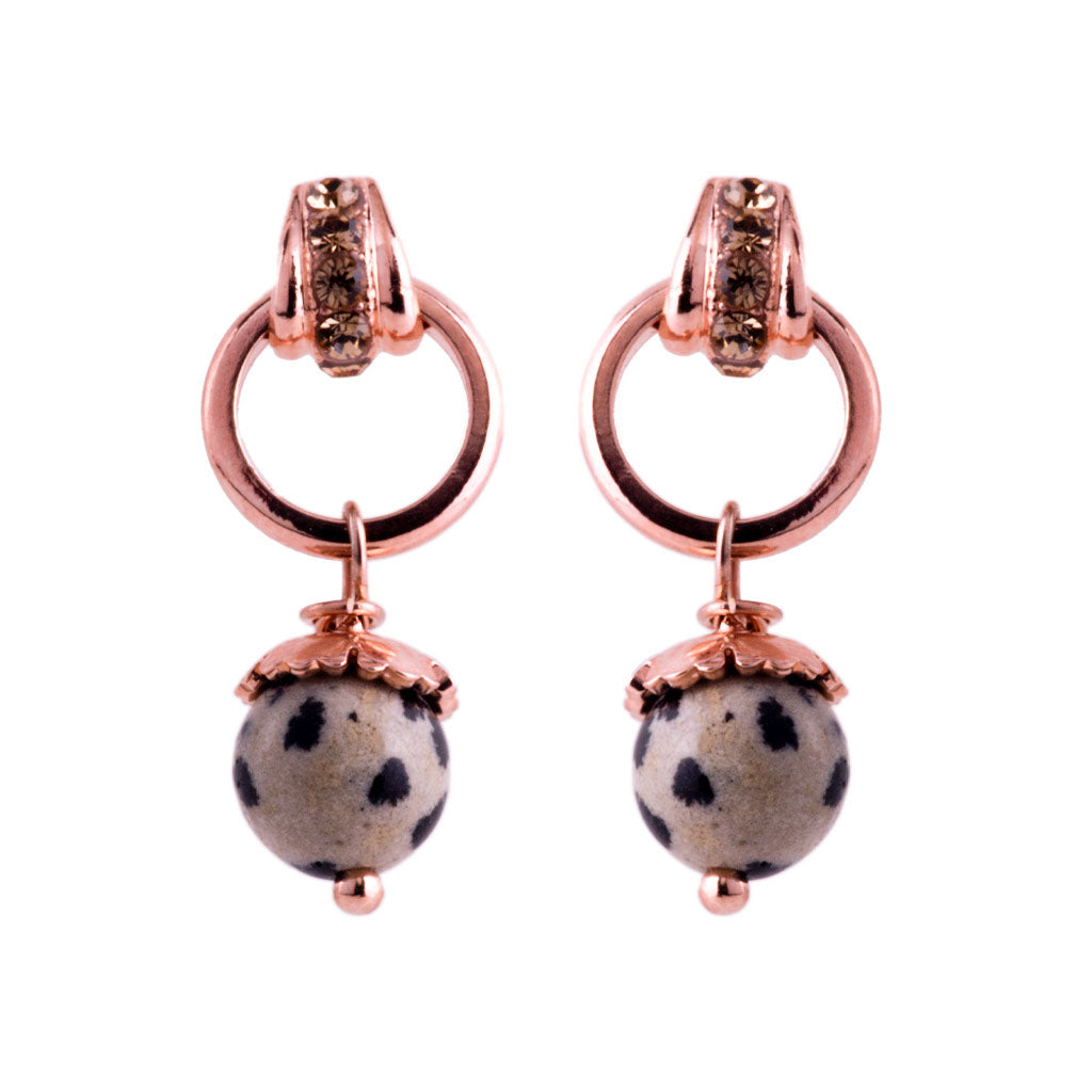 Petite Inner Circle Post Earrings in "Nightfall" *Custom*