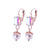 Small Emerald Leverback Earrings with Pearl Drop in "Dawn" *Custom*