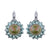 Extra Luxurious Rosette Leverback Earrings in "Terra" *Custom*