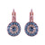 Petite Pavé Leverback Earrings in "Moon Drops" *Custom*