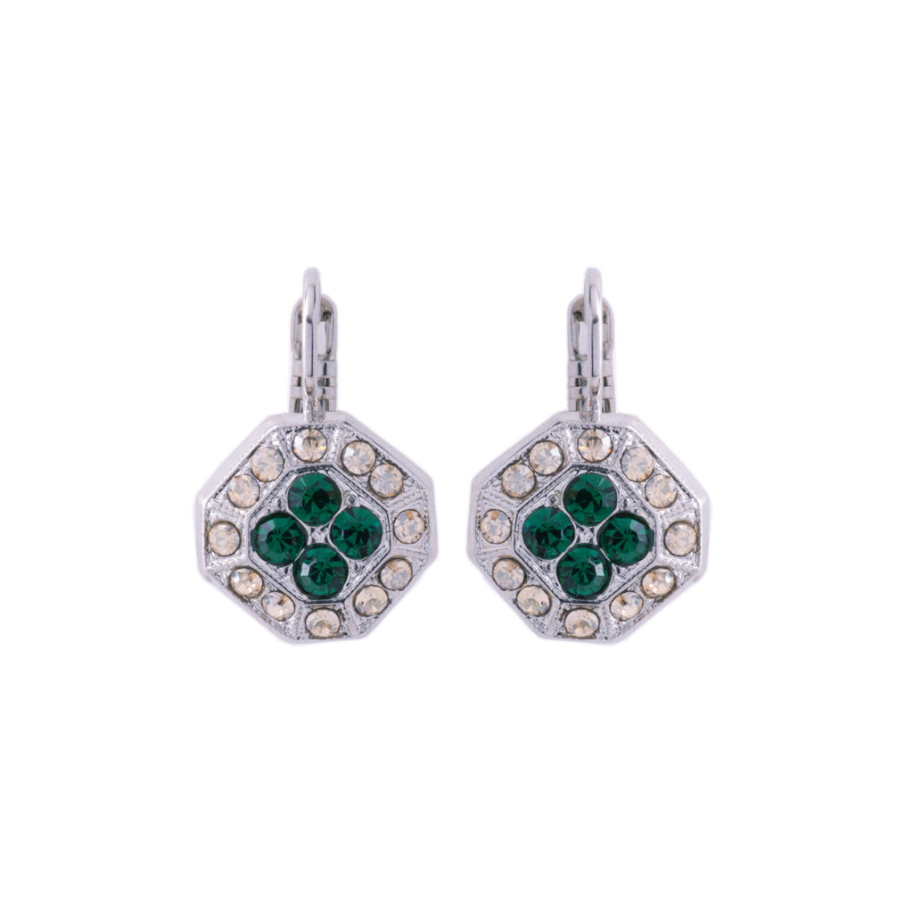 Medium Hexagon Cluster Earrings in "Circle of Life" *Custom*