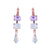 Petite Emerald Leverback Earrings with Briolette in "Bloom" *Custom*