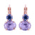 Medium Oval Classic Leverback Earrings in "Blue Skies" *Custom*