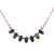 Marquise Everyday Pendant in "Deep Forest" - Rhodium