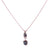 Small Pear Pendant with Drop in "Nightfall" *Custom*