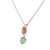 Small Pear Pendant with Drop in "Terra" *Custom*