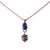 Small Pear Pendant with Drop in "Cascade" *Custom*