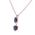 Small Pear Pendant with Drop in "Cascade" *Custom*