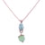 Small Pear Pendant with Drop in "Savannah" *Custom*