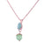 Small Pear Pendant with Drop in "Savannah" *Custom*