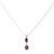 Small Pear Pendant with Drop in "Deep Forest" *Custom*