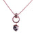 Petite Inner Circle Pendant in "Nightfall" *Custom*