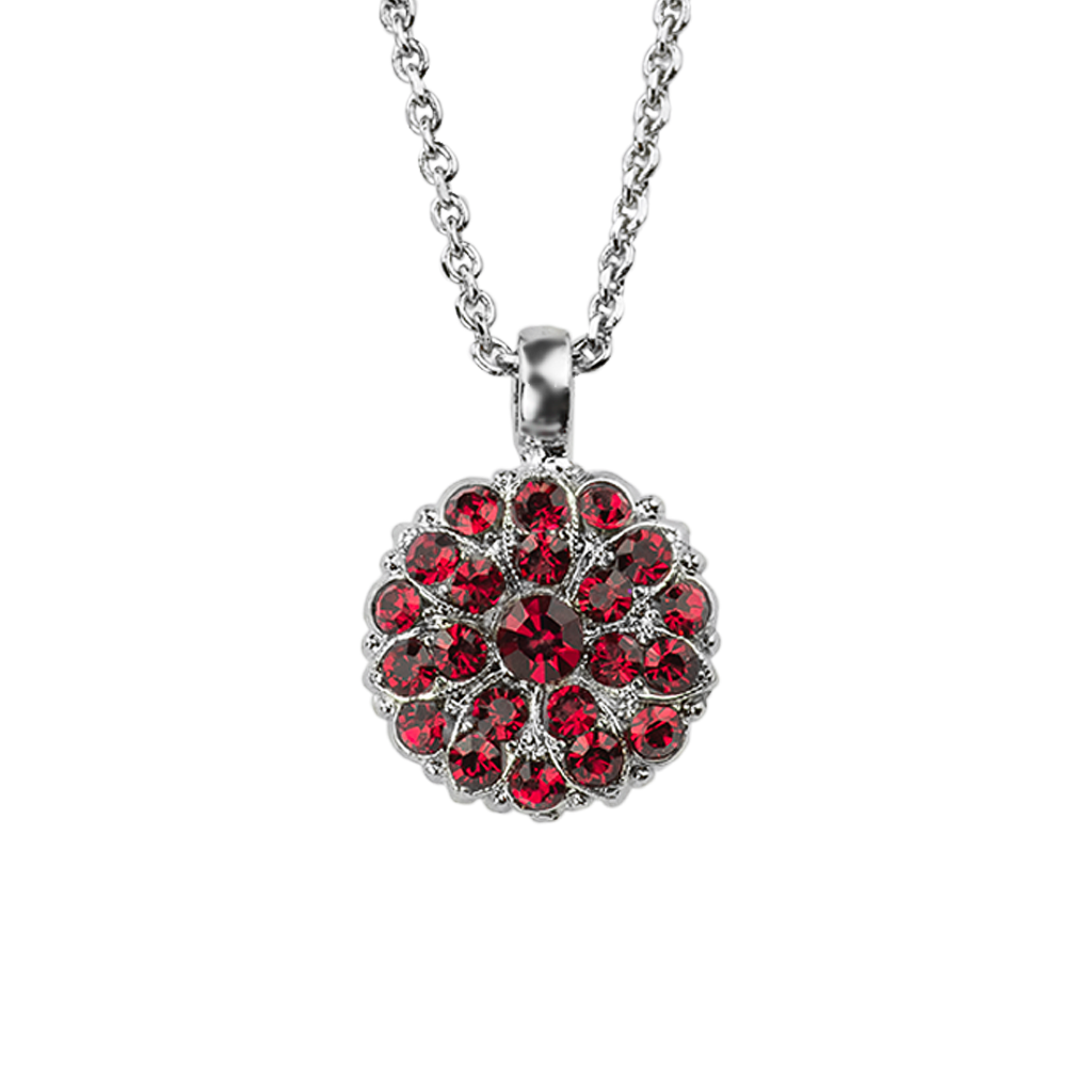 Guardian Angel Birthstone Pendant in "July - Ruby" *Custom*