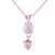 Medium Pear Pendant with Drop in "Sahara" *Custom*