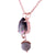 Medium Pear Pendant with Drop in "Nightfall" *Custom*