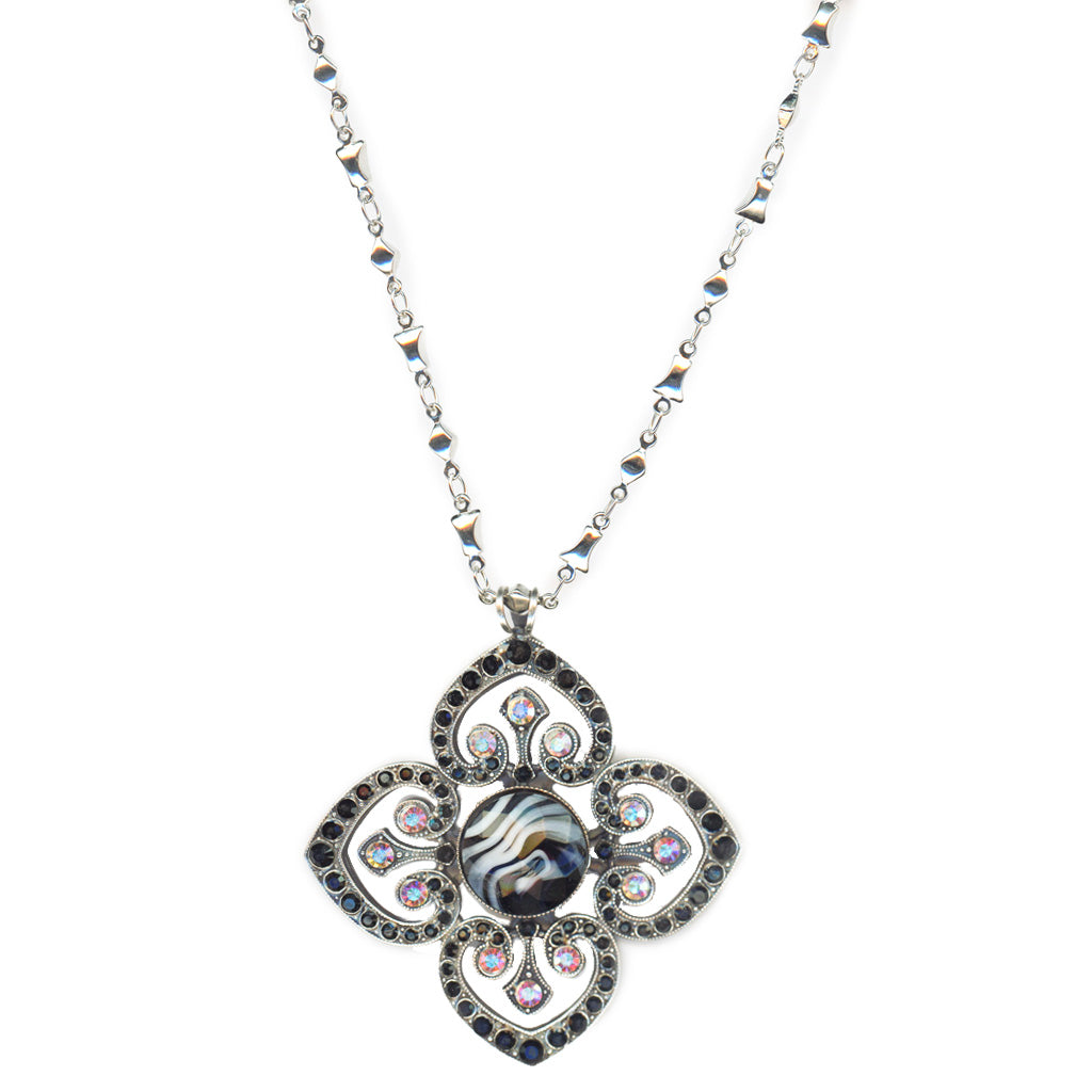 Extra Luxurious Ornate Medallion in "Obsidian Shores" *Custom*