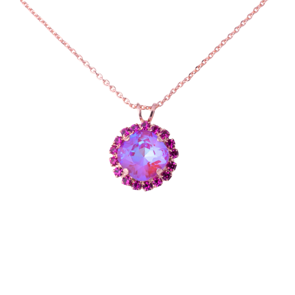 Cushion Cut Cluster Pendant in "Roxanne" *Custom*