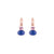 Small Oval and Round Leverback Earrings in "Harvest Moon" *Custom*