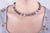 Large Rosette Necklace in "Harvest Moon" *Custom*