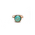 Large Circle Ring in "Green Opal" *Custom*