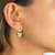 Butterfly Leverback Earrings in "Crystal Moonlight" *Custom*