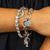Chain Link Guardian Angel Bracelet in "Clear" *Custom*