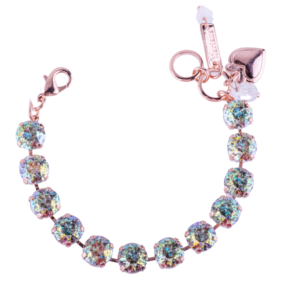 MARIANA BRCLT - SLVR - LG CLEAR STONES main image 0