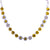 Large Rosette Necklace in "Fields of Gold" *Custom*