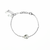 Petite Stackable Heart Bracelet in Clear  *Custom*