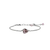 Petite Stackable Heart Bracelet in Light Amethyst  *Custom*