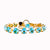 Medium Everyday Bracelet "Sun-Kissed Aqua" *Custom*