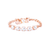 Medium Five Stone Bracelet in "Cream Pearl" *Custom*