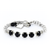 Medium Five Stone Bracelet in "Jet Black" *Preorder*