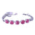 Medium Five Stone Bracelet in "Rose Ralton" *Custom*