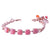Medium Five Stone Bracelet in "Orange Opalite" *Custom*