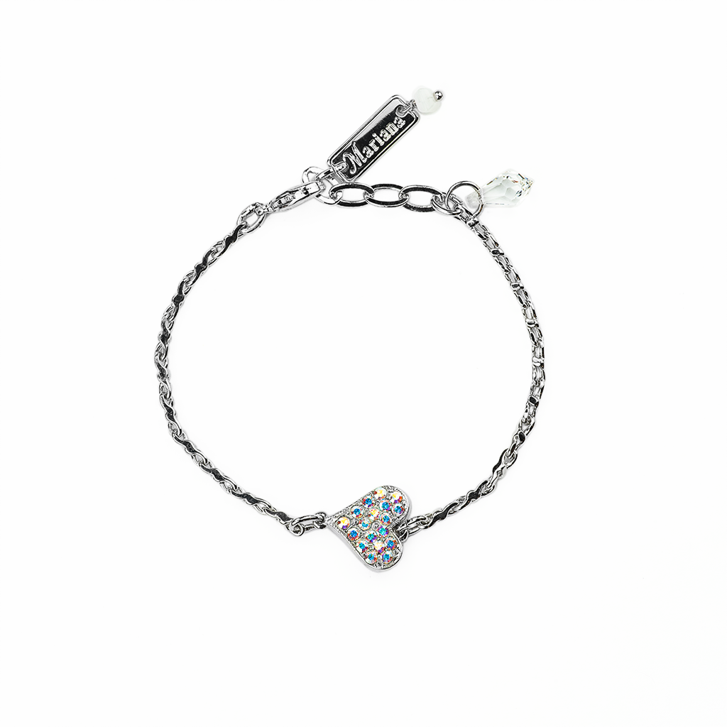 Petite Embellished Heart Bracelet *Custom*