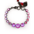 Round and Cushion Cut Bracelet in Sun-Kissed "Blush" *Custom*
