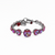 Round and Cushion Cut Bracelet in Sun-Kissed "Blush" *Custom*