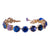 Large Round Bracelet in "Electric Blue" *Custom*